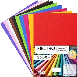 m-office Filc rzemieślniczy, kolorowy filc, miękki i elastyczny,