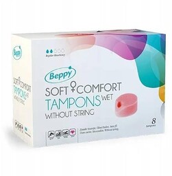 BEPPY CLASSIC WET Miękkie wilgotne tampony bez sznureczka,