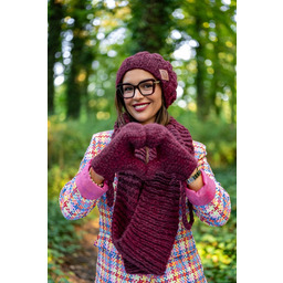 Pakamera Rękawiczki MERINO Bordo