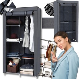 Szafa Tekstylna Turystyczna Na Ubrania Buty Pojemna Stabilna