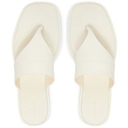 Japonki Calvin Klein Toepost Tpu Slide HW0HW02836 Écru