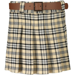 SPÓDNICA KRÓTKA JEANS GUESS DZIEWCZYNKA BEŻ