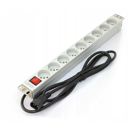 Listwa zasilająca Pdu 19'' Rack 9xTyp E, 2m,,..,