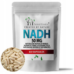NADH 50 MG 60 KAPSUŁEK ENERGIA ATP KONCENTRACJA