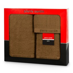 Eurofirany Komplet ręczników w pudełku Evi 3cz. miodowy