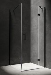 Omnires Manhattan kabina prostokątna 120x90cm przejrzyste profile czarne