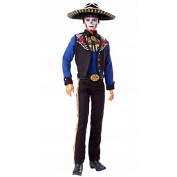 Laleczka lalka kolekcjonerska Ken Barbie Dia De Muertos