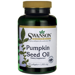 Swanson Olej z pestek dyni 1000mg 100 żelek