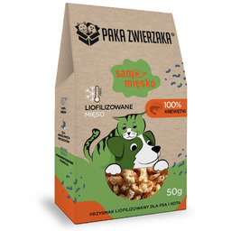 PAKA ZWIERZAKA Samo mięsko 100% krewetki 50 g