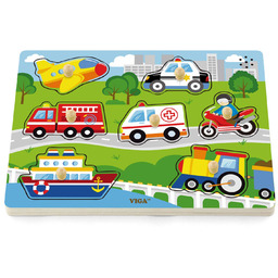 Viga Zabawki - 51274 - Puzzle dźwiękowe -