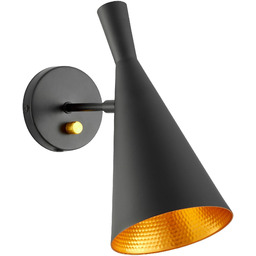 LAMPA ŚCIENNA KINKIET LOFTOWY CZARNY FOGGI W1