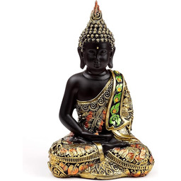 Puckator Tajski Budda - Czarny i Pomarańczowy -