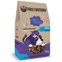 PAKA ZWIERZAKA Samo mięsko 100% królik 70 g