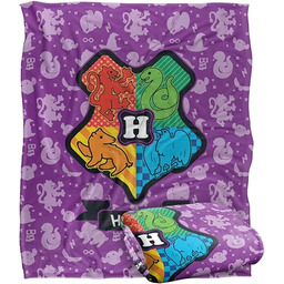 HARRY POTTER MASKCLUB Silky Touch super miękki koc