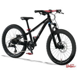 Rower Dziecięcy KUbikes 20S MTB Disc Black/Laser Red