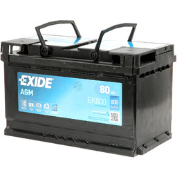 EXIDE EK800 Akumulator Pojemność akumulatora: 80Ah