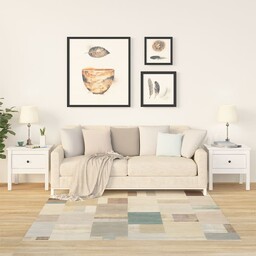 vidaXL Stoliki boczne, 2 szt., białe, 50x50x49 cm,
