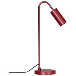 Lampa Stołowa By Rydéns, czerwony, gabinet pracownia, metal