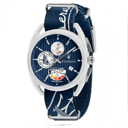 Zegarek MASERATI R8851132003. Kwarcowy, Kolor niebieski. Mężczyzna.