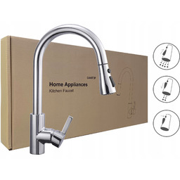 Premium Bateria Kuchenna Umywalkowa Zlewozmywakowa Kran 3-TRYBY Pracy