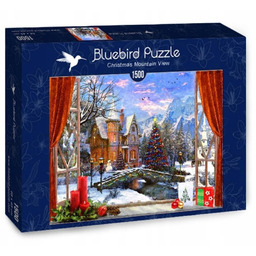 Puzzle 1500 Boże Narodzenie w górach