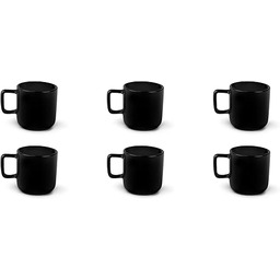 Excelsa Nordic Zestaw 6 filiżanek do kawy Czarne,