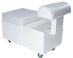 Taboret pufa z podnóżkiem do pedicure CO CN01306