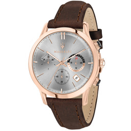 Zegarek MASERATI R8871633002. Kwarcowy, Kolor różowy srebrny. Mężczyzna.