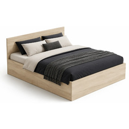 Edinos Premium Minimalistyczne łóżko z metalowym stelażem 140x200