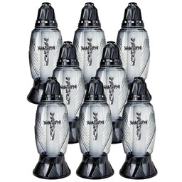 LUKS Znicz nagrobkowy 576MKS 30cm - 8szt