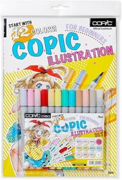 Copic Zestaw 12 markerów COPIC Ciao z prowadnicą,