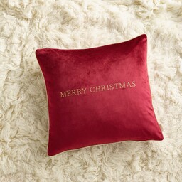 POSZEWKA ŚWIĄTECZNA XMAS - BORDOWA 45x45