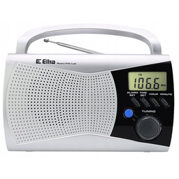 Eltra Kinga radio sieciowo-bateryjne budzik do kuchni salonu