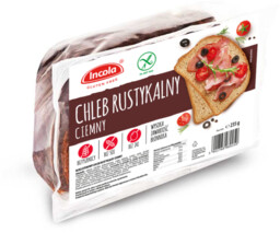 CHLEB RUSTYKALNY CIEMNY BEZGLUTENOWY 235 g - INCOLA