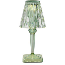 Kartell - Battery Portable Lampa Stołowa IP54 Miętowy