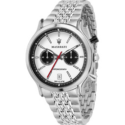 Zegarek MASERATI R8873638004. Kwarcowy, Kolor biały. Mężczyzna.