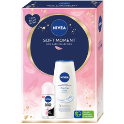 Nivea Soft Moment zestaw żel pod prysznic 250ml