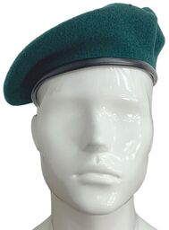Beret Texar dla klas mundurowych - zielony