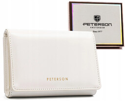 Portfel damski Peterson PTN 013-LAK biały