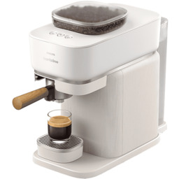 Ekspres kolbowy PHILIPS Baristina BAR302/20 z młynkiem biały