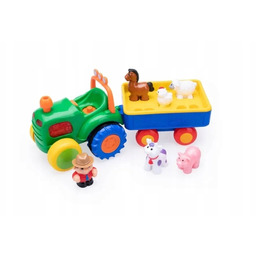 Zabawka edukacyjna Dumel Traktor Farmer DD24752 12m+