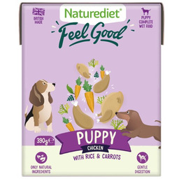 Naturediet Puppy Junior Świeżo Przygotowany Kurczak z Ryżem
