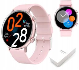 Smartwatch Rubicon RNCE98 różowy Rozmowy Call pulsometr ciśnienie