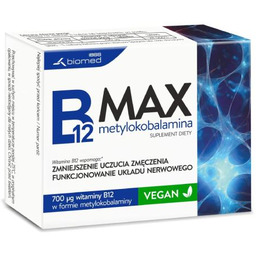 B12 Max Metylokobalamina, 60 tabl. -> Odbiór