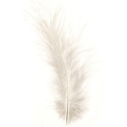 Glorex 6 3820 001 pióra marabuta białe, 15