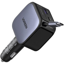 UGREEN Ładowarka samochodowa EC602 60W Szary USB-C +