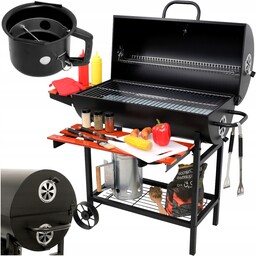 Grill Węglowy Z Pokrywą, Ruszt 71X34,5CM 99908 Lund