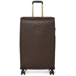 Walizka duża Guess Lenwood Travel TWDP21 02988 Beżowy