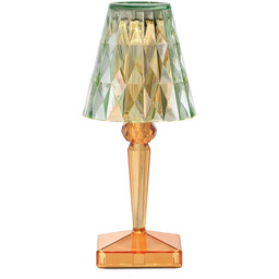 Kartell - Battery Portable Lampa Stołowa IP54 Zielony