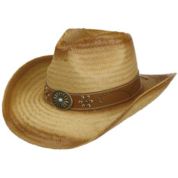 Kapelusz Słomkowy Ratamosa Cowboy by Lipodo, naturalny, M